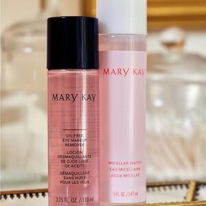 NIB Mary Kay Oil-Free Eye Makeup Remover and Micellar Water Duo